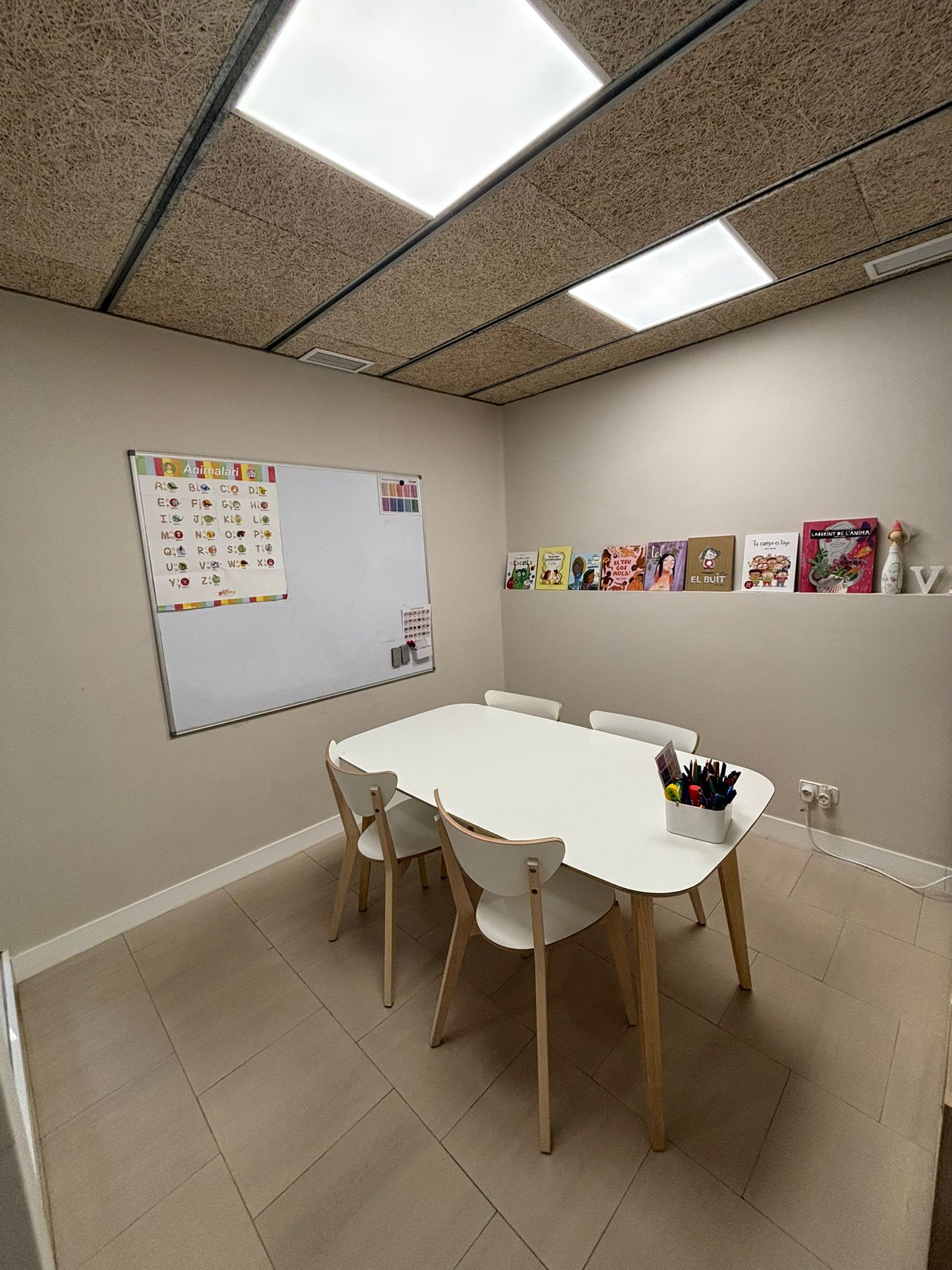 Aula petita amb cadires